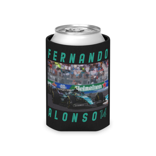 Fernando Alonso Formula 1 Beer Koozie