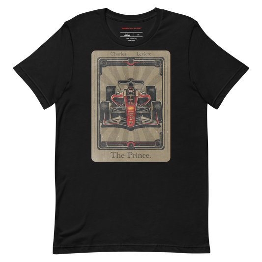 Charles Leclerc F1 Tarot Card tee