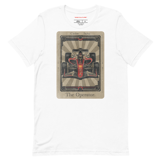 Carlos Sainz F1 Tarot Card tee