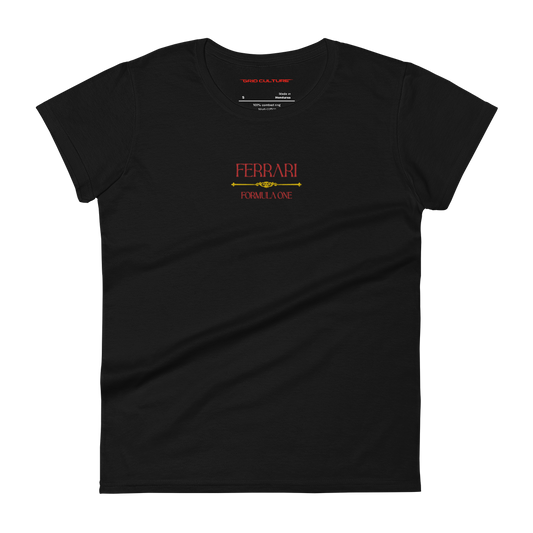 Ferrari F1 Embroidered Women's tee